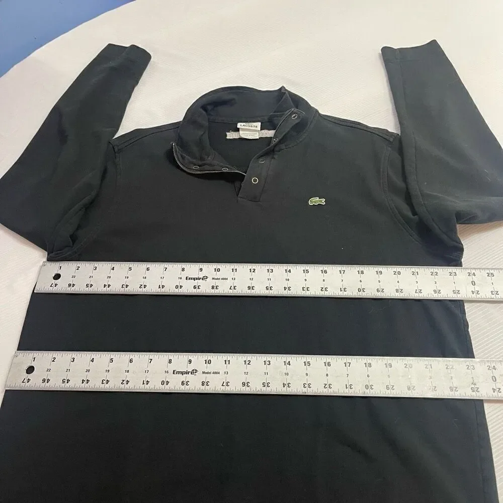 Lacoste Black Sweater Pullover Size 6 US XL